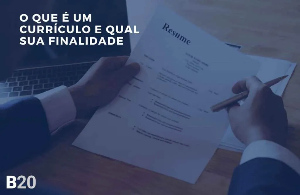 O que é um currículo e qual sua finalidade